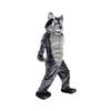 Gray Muscle Wolf Cartoon Costume Mascot Cartoon Furry Costuming view 4