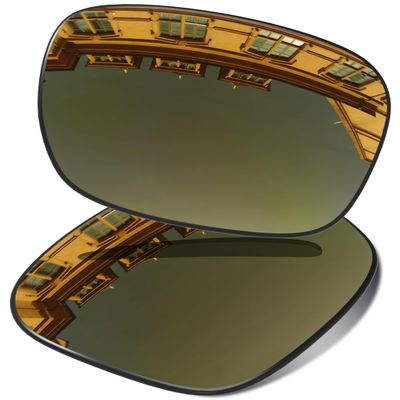 Vonxyz Lenses Replacement for Oakley Sliver F OO9246 | Sliver Foldable | Sliver Folding Sunglass - Bronze MirrorCoat Polarized