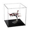 Evron Display Case for Collectibles Assemble Clear Acrylic Box Alternative Glass Case for Display Action Figures Home Storage & Organizing Toys (10x10x10 inch; 25x25x25 cm) view 1