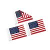 KINGTOP USA Golf Flag 8x6 Inch  Premium Dual-layer 420D Nylon, Double Sided American Pattern Printing, Tube Inserted  Mini Practice Putting Green Flags for Yard, 3-Pack view 1
