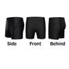 XUYUZUAU 2PCs Swim Jammer with Swim Cap for Mens Chlorine Resistant Tight Athletic Swimsuit for Training view 2
