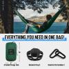 Camping Hammock Double & Single Portable Hammock with Tree Straps, Lightweight Nylon Parachute Hammocks Camping Accessories Gear for Indoor Outdoor Backpacking, Travel, Hiking, Beach view 4