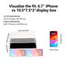 Evron Display Case for Collectibles Assemble Clear Acrylic Box Alternative Glass Case for Display Action Figures Home Storage & Organizing Toys (10.5x7.5x2 inch; 26x19x5 cm) view 2