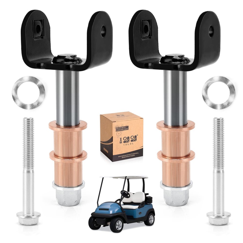 10L0L Golf Cart Front End King Pin Repair Kit for Club Car Precedent G&E 2004-up OEM# 103638601 102287201 102288201(Pack of 2)