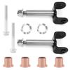 10L0L Golf Cart Front End King Pin Repair Kit for Club Car Precedent G&E 2004-up OEM# 103638601 102287201 102288201(Pack of 2) view 4