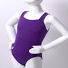 winying Girls Wide Shoulder Straps M-shape Back Ballet Dance Gymnastics Leotard Jumpsuit Purple 8 (L) view 3