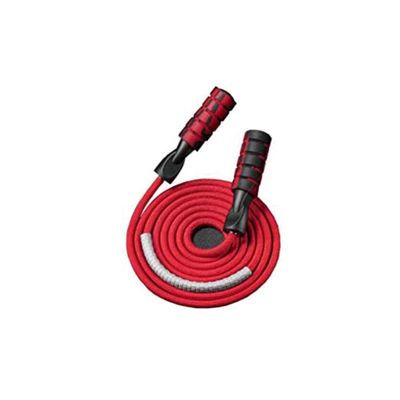 Maya Star Double Bearing Jump Rope Weighted Cotton Rope Adjustable Length,for Cardio, Endurance Training,Jumping Exercise Fitness Workouts -Load 0.45 lbs