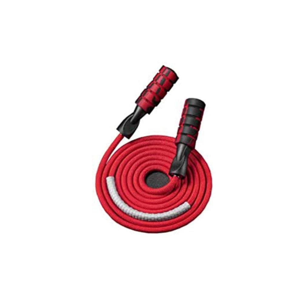 Maya Star Double Bearing Jump Rope Weighted Cotton Rope Adjustable Length,for Cardio, Endurance Training,Jumping Exercise Fitness Workouts -Load 0.45 lbs