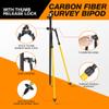 Bipod Surveying Thumb Release, Aluminum Bipod for Prism Poles Surveying and GPS Poles of Total Station GPS GNSS Equipments view 2