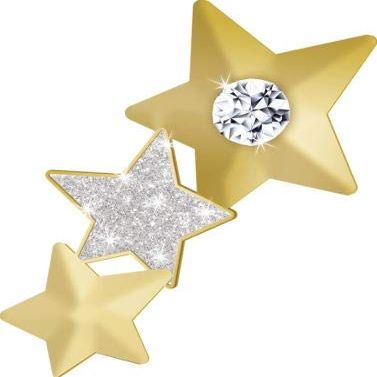 Crown Awards Shooting Tri Star Pins, Shooting Star Pin, 20 Pack, Prime