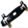 Classic Mini Cruiser Retro Skateboard - Black Color - 22.5 in x 6 in - Complete & Ready to Ride - Perfect Starter Board for Kids! Free Quick Shipping! (Black) view 2