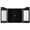 Viper Hudson Solid Wood Cabinet for Sisal/Bristle Steel Tip Dartboard with Dry Erase Scoreboard and Out-Chart, Black Finish view 1