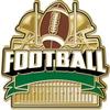 Crown Awards Football Shield Turf Pins, Football Sport Pin, 100 Pack, Prime view 1