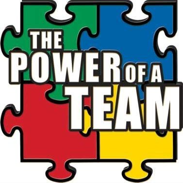 Crown Awards Power of A Team Black Pins, Team Power Pin, 100 Pack, Prime