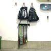 StoreYourBoard Baseball Bat Storage Rack, 14 Bat Caddy, Hanging Organizer, Wall or Fence Mount, Equipment Holder, Solid Steel, Gloves Helmets Cleats view 2