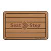 Tidal Wake Seat Step Non-Slip Marine Mat Protects Boat Seats & Upholstery from Rips, Dirt & Wear from Stepping on Seats-ideal for Cushions, Seat Covers, Vinyl Upholstery. (Brown/Black) view 1