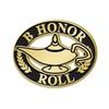 1" B Honor Roll Pin, Lamp Of Learning B Honor Roll Pins For Students, B Honor Roll Lapel Pin, 100 Pack view 1