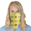 Island Visuals, Inc Pizza Design Gaiter Logo Face Mask Covering - Sold in Packs of 12, 24, 48 and 100 (Includes (4) Free Face Mask Required Floor Decals) (100) view 1