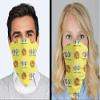 Island Visuals, Inc Pizza Design Gaiter Logo Face Mask Covering - Sold in Packs of 12, 24, 48 and 100 (Includes (4) Free Face Mask Required Floor Decals) (100) view 3