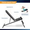 Marcy Adjustable Utility Weight Bench with Incline, Flat & Decline Positions MKB-211 view 4