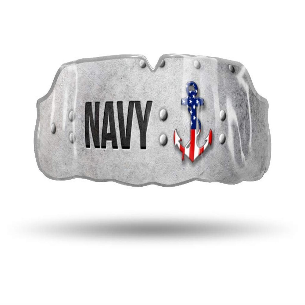 Impact All Sports Mouthguard Lacrosse, Football, Hockey, Basketball, Jiu-Jitsu, and More, Breathable Mouthguard for Youth Adults, Professional Custom-Fit, Navy