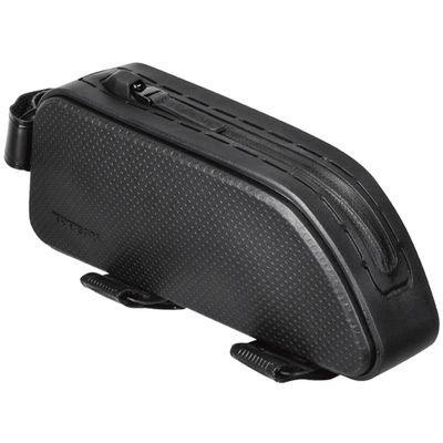 Topeak FastFuel DryBag X 1.25L Weatherproof Top Tube Bike Bag with Hard Shell, Streamlined Profile, and Quick-Access Zippered Storage for Tools, Snacks & Smartphones