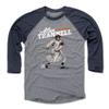 500 LEVEL Alan Trammell Tee Shirt (Baseball Tee, XXX-Large, Navy/Heather Gray) - Alan Trammell Retro WHT view 1