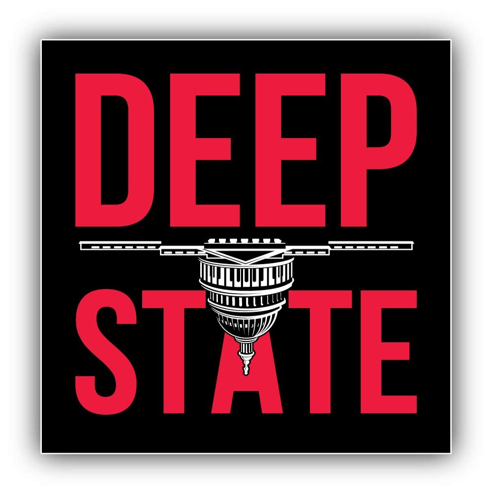 Deep State Vinyl Sticker Car Bumper Decal