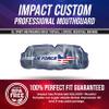 Impact All Sports Mouthguard Lacrosse, Football, Hockey, Basketball, Jiu-Jitsu, and More, Breathable Mouthguard for Youth Adults, Professional Custom-Fit, Airforce view 2