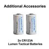 Nitecore P10 V2 1100 Lumen Tactical Flashlight with Hard Holster and Two LumenTac Batteries view 2