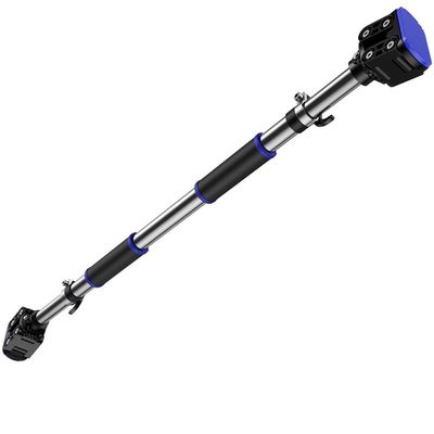 Pull Up Bars HUAHUA Door Horizontal bar Home Indoor Wall Pull-ups Fitness Equipment Free Punch Single and Double Lever (Size : 94-124cm)