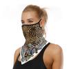 YAYOUREL Leopard Neck Gaiter Face Mask Covering Bandanas for Men Women Summer UV Face Scarf Mask Cover Ear Loop Hole Triangle Facemask Headwear for Fishing Running Cycling Hiking view 2