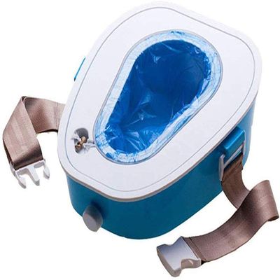 QIUR Portable Car Toilet/car Potty/Emergency Toilet/Vehicle Urine Bag- - Suitable for Outdoor Emergency, Camping and Sleeping, Car Travel,Traffic Jam (Blue)