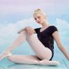 Daydance Black Women Ballet Leotards Backless Lace Dance Attire for Ballerina view 3