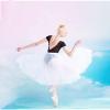 Daydance Black Women Ballet Leotards Backless Lace Dance Attire for Ballerina view 4