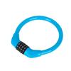 X AUTOHAUX 43cmx10mm Bike Cable Lock Portable 4 Digit Security Resettable Combination Cable Bicycle Locks Blue view 1