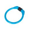 X AUTOHAUX 43cmx10mm Bike Cable Lock Portable 4 Digit Security Resettable Combination Cable Bicycle Locks Blue view 3
