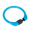 X AUTOHAUX 43cmx10mm Bike Cable Lock Portable 4 Digit Security Resettable Combination Cable Bicycle Locks Blue view 4