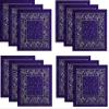 Hibaly 100% Cotton Classic Unisex Bandanas (12 Pack), Dk Purple view 1