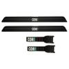 COR Surf Aero Roof Rack Pad and Premium No-Scratch Cam Buckle Tie Down Straps with Protective Silicone for Surf, SUP, Kayak and Canoe (28" Narrow Black) view 1
