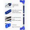 Pull Up Bars HUAHUA Door Horizontal bar Home Pull-up Device Indoor Single Pole Wall Multifunctional Punch-Free Fitness Equipment 68-93cm (Size : 90-115cm) view 2