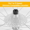 BikeHand Bike Bicycle Compatible with Shimano Freewheel and Cassette Install Removal Tool Fits 12-Spline 22.6mm Tool Fittings - NOT Compatible with Sram XD Drive System view 3