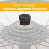 BikeHand Bike Bicycle Compatible with Shimano Freewheel and Cassette Install Removal Tool Fits 12-Spline 22.6mm Tool Fittings - NOT Compatible with Sram XD Drive System view 4