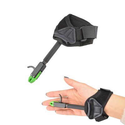 ZSHJGJR Archery Bow Release Aid - 360 Metal Pliers Jaws Compound Wrist Release for Children Youth Teens Junior Kids