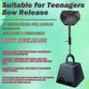 ZSHJGJR Archery Bow Release Aid - 360 Metal Pliers Jaws Compound Wrist Release for Children Youth Teens Junior Kids view 3