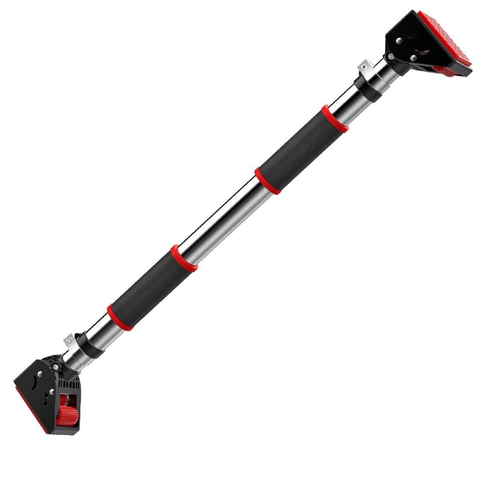 Pull Up Bars HUAHUA Horizontal bar Pull-up Device for Indoor Punch-Free Door Household Wall Hanging bar Shape Single Pole Wall Fitness Equipment (Size : 130-175cm)