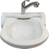 ZY Marine Boat Caravan RV Camper White Acrylic Folding Sink 558215380mm GR-Y013 (with Faucet) view 1