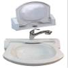 ZY Marine Boat Caravan RV Camper White Acrylic Folding Sink 558215380mm GR-Y013 (with Faucet) view 2