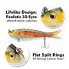 Fishing Lures for Bass Trout Multi Jointed Crank Bait Swimbaits Slow Sinking Swiming Bass Freshwater Saltwater Lifelike Fishing Lures view 2
