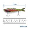 Fishing Lures for Bass Trout Multi Jointed Crank Bait Swimbaits Slow Sinking Swiming Bass Freshwater Saltwater Lifelike Fishing Lures view 4